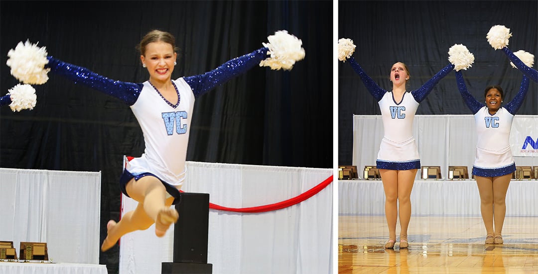 Valley City Dance Team Pom uniforms