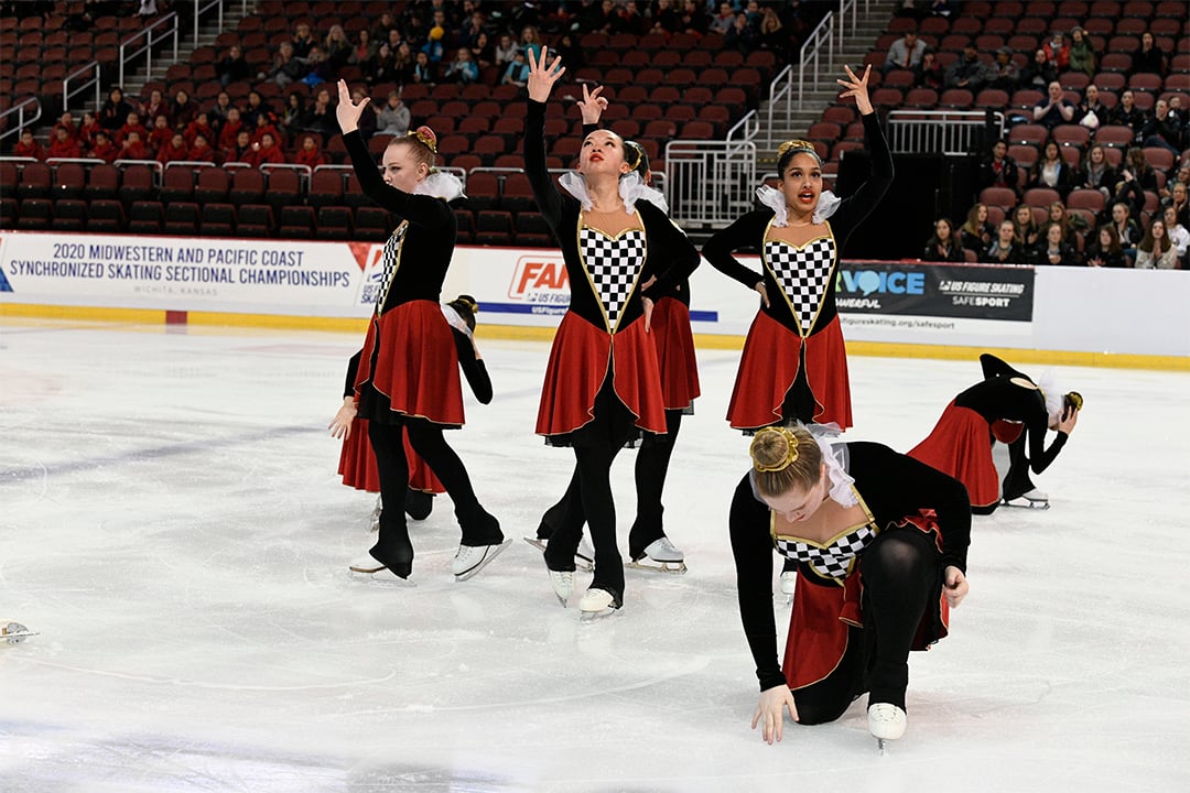 Washington Ice Emeralds Open Juv Synchronized Skating Team