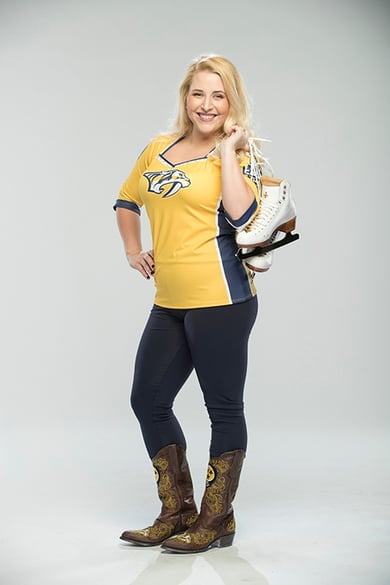 Nashville Predators Energy Team custom cheer uniforms