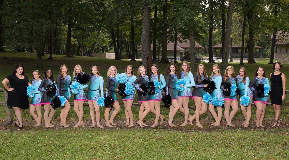 Team Spotlight: West Bend West Dance Team's Color Change Pom Dresses