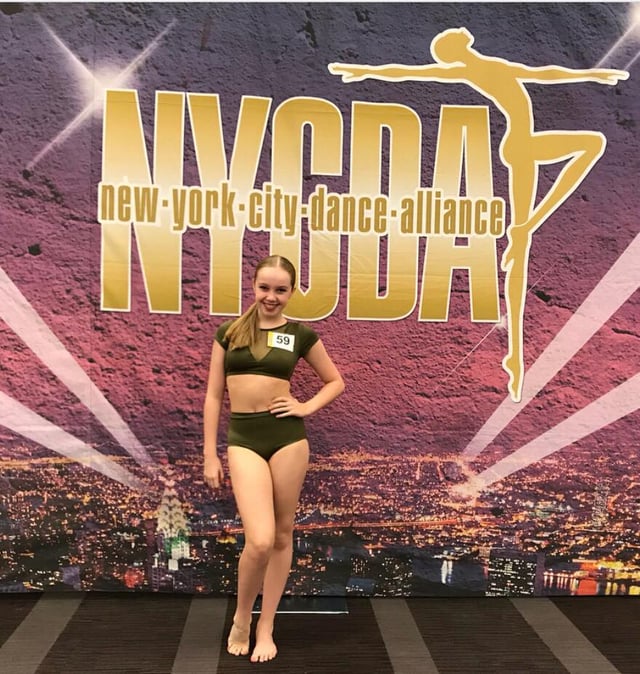 Kate Happe at NYCDA in the Mika Top and 504 Brief