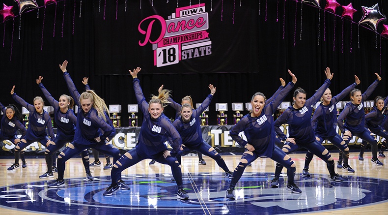 Iowa State Dance Team Competition hip hop