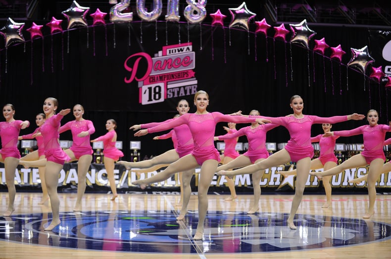 cedar rapids prairie poms custom jazz costume