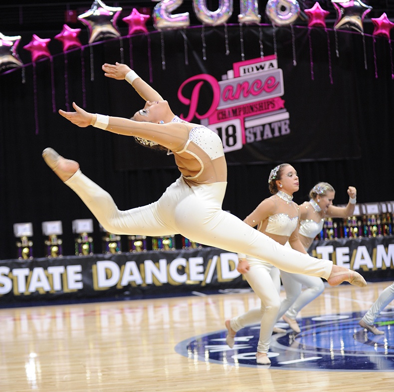 Iowa State Dance Team Competition dance team