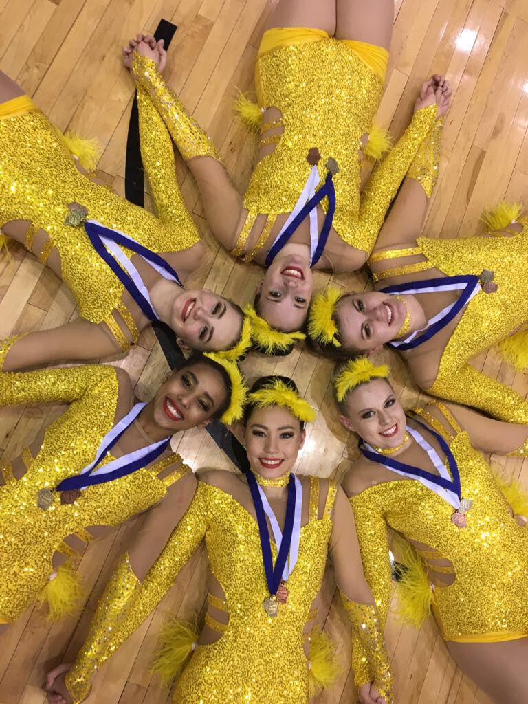 ashwaubenon dance team custom dance costume for kick