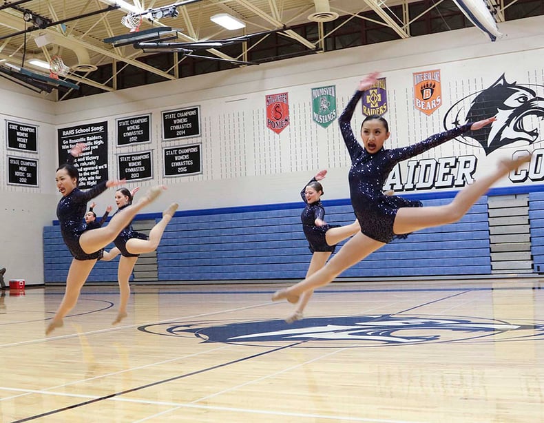 Roseville Dance Team Custom jazz costume