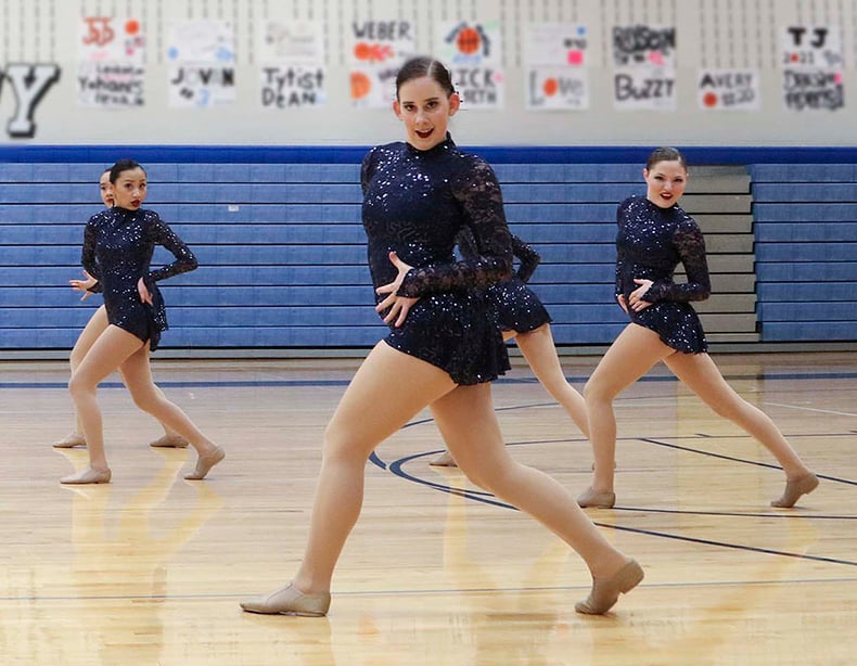 Roseville Dance Team Custom jazz costume