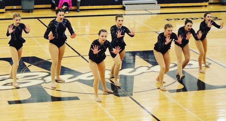 mandan kachinas dance team jazz performance 