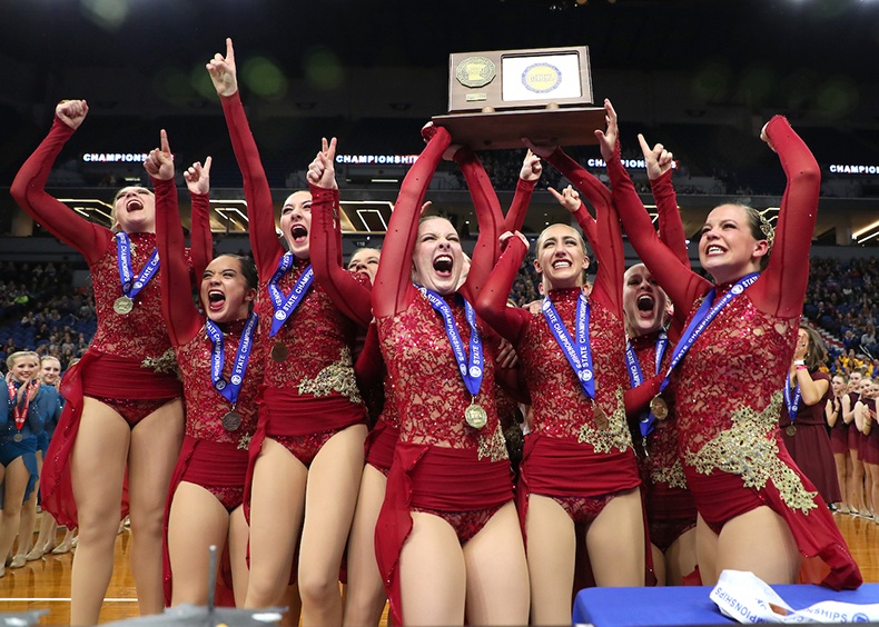 Benilde St Margaret High School MN State High Kick.jpg