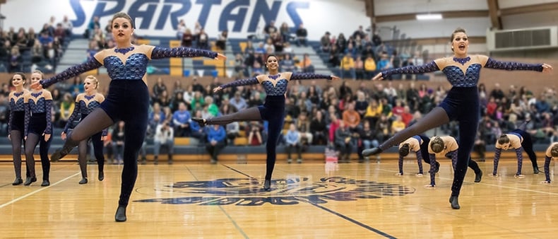 Bismarck Demonettes high kick costume