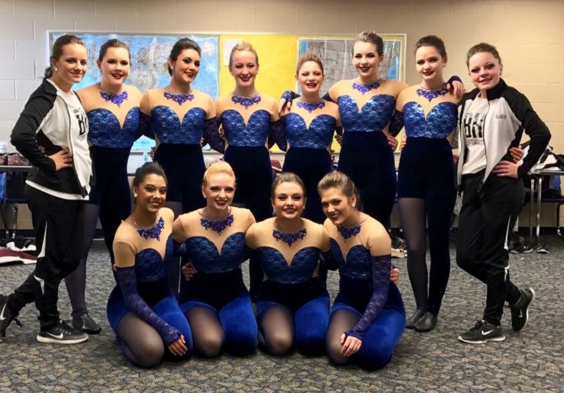 Bismarck Demonettes high kick costume Bismarck Demonettes high kick costume