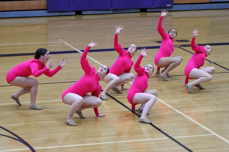 Chaska high school dance team