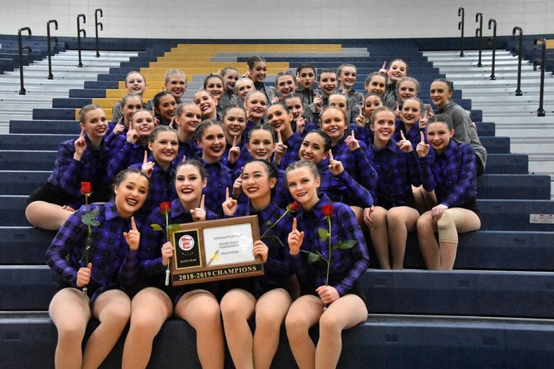 Chaska high school dance team