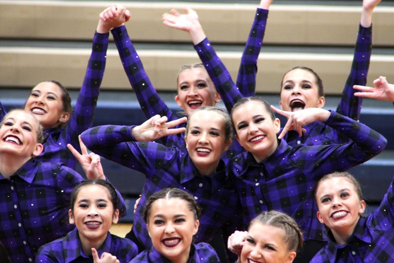 Chaska high school dance team