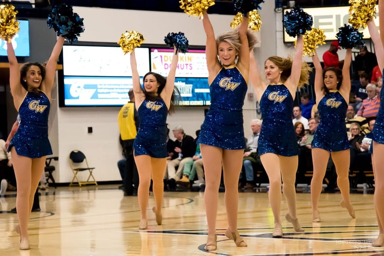 GWU Dance Team Cheer tops