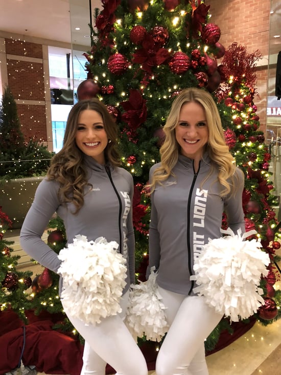 Detroit Lions Cheerleaders Warm Up Jackets