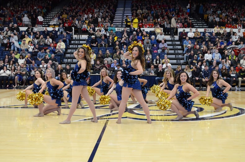 George Washington University Dance Team Cheer tops