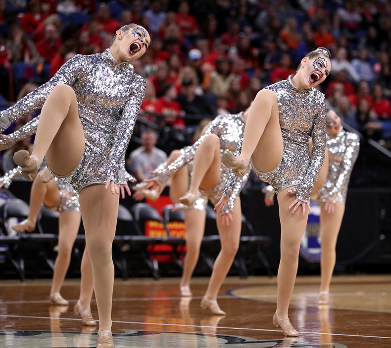 Fairbault High School MN State High Kick.jpg