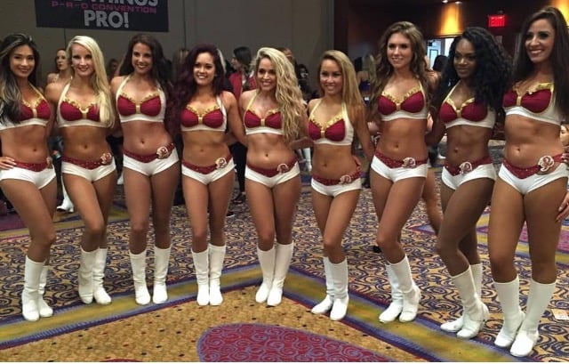 The Washington Redskins Cheerleaders