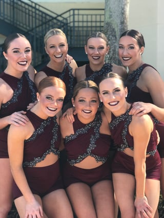 ohio state university dance team at 2018 UDA Jazz