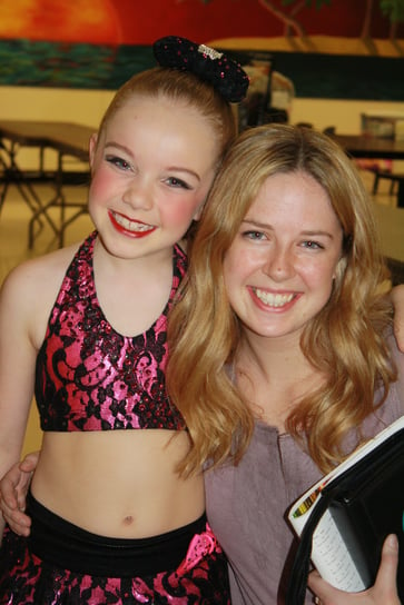 Kate Happe and her first solo choreographer 