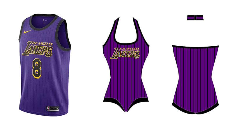 Music-inspired NBA City jerseys (Lakers × People Under the Stairs