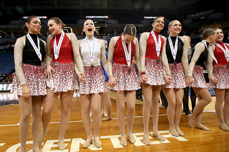 Lakeville North High School MN State 2017 2 High Kick.jpg