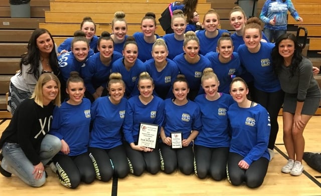 Mukwonago High School dance team