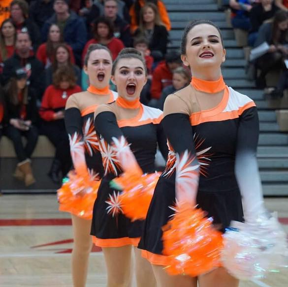 Oconto Falls custom pom uniform