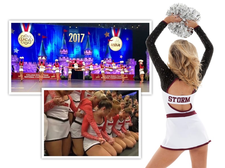 cheer and pom uniform trends: open back