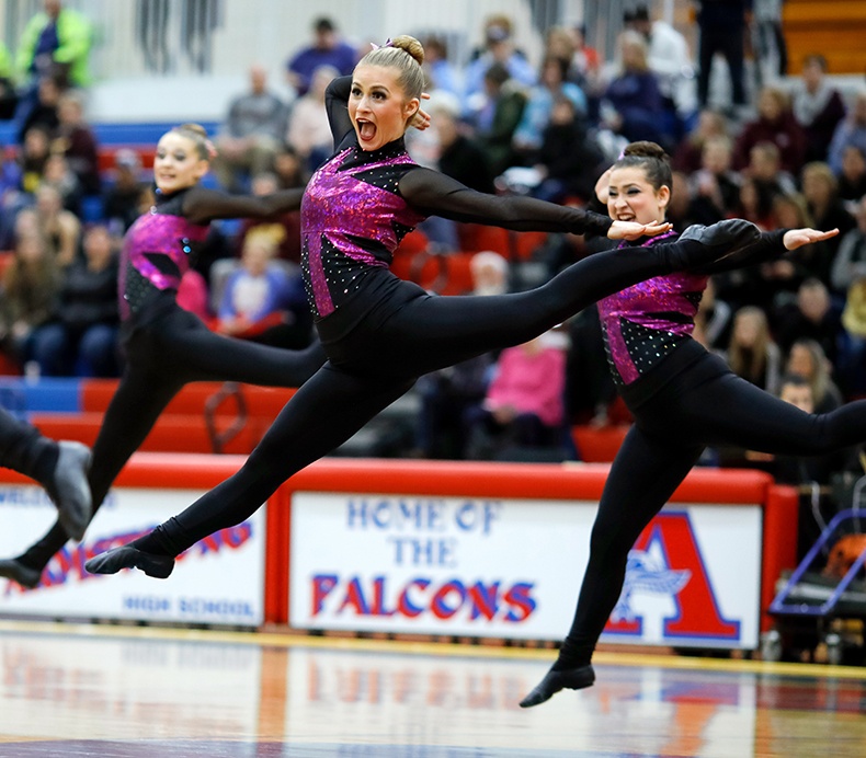 Spring Lake Park High School MN State 2017 2 High Kick.jpg