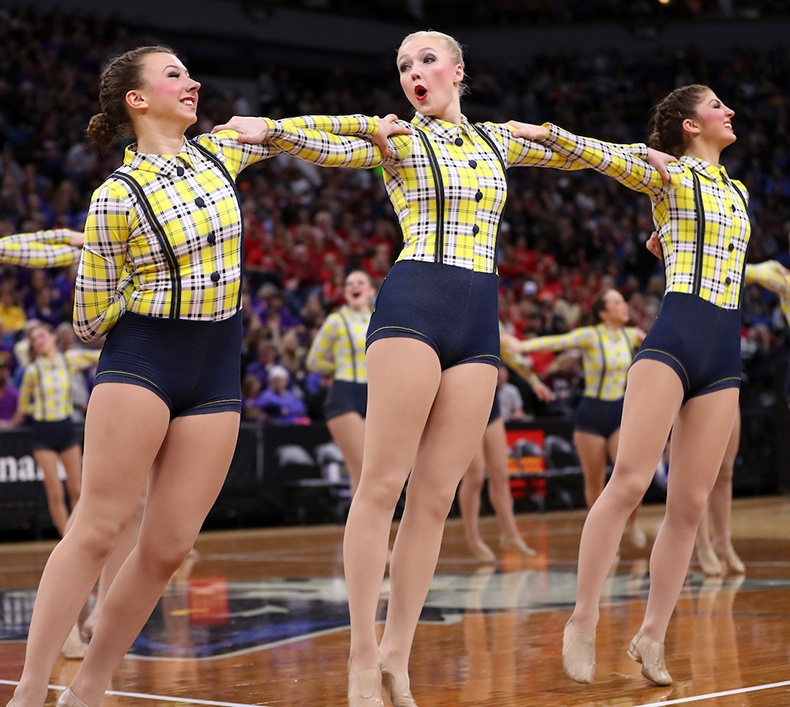 St Cloud Cathedral High School MN State 2017 High Kick.jpg
