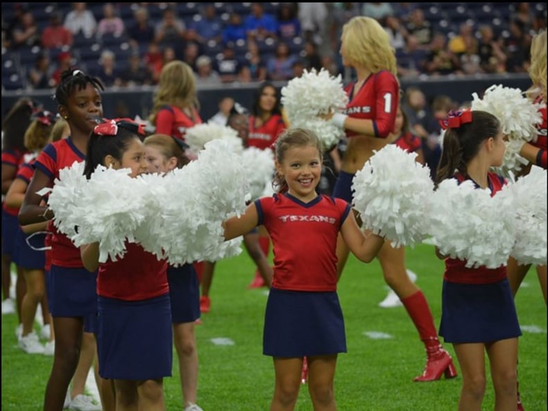 Junior texans cheerleaders