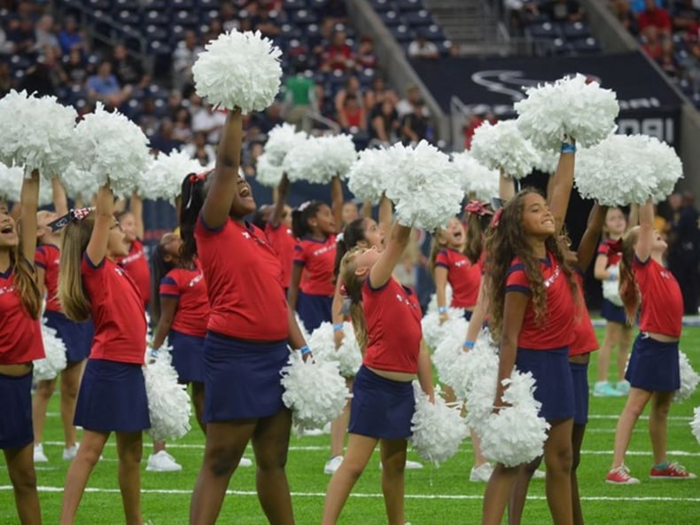 Texans Junior cheerleaders