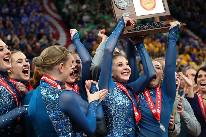 Totino Grace Dance Team Jazz costume MN State 2017