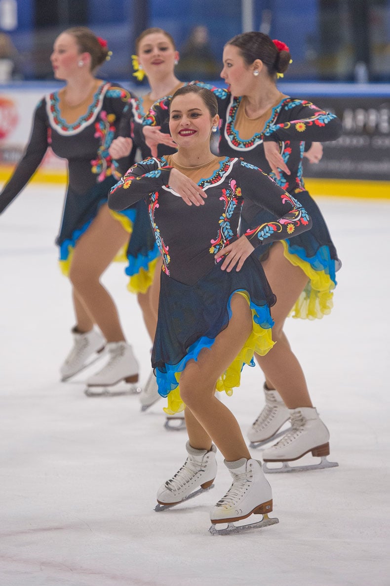 Trine University Varsity Synchronized Skating Team