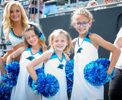 carolina panthers Juniors Cheerleaders