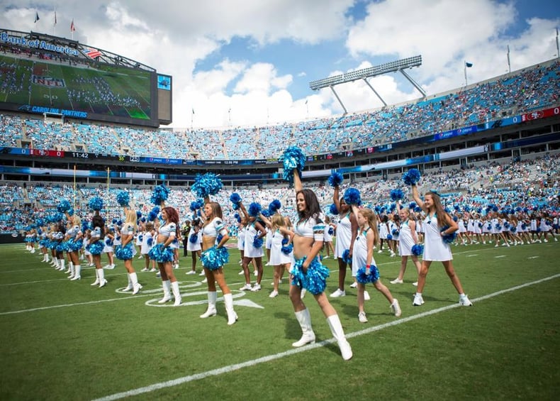 carolina panthers Topcats Juniors Cheerleaders