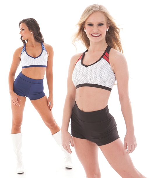 cheer uniform with modest neckline by The Line Up