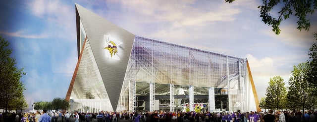 US Bank Stadium rendering US Bank Stadium rendering