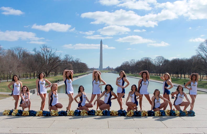 GWU Dance Team Cheer tops