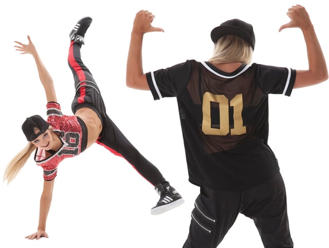 Top Hip Hop dance costume trends - jersey look