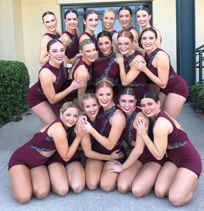 ohio state university dance team at 2018 UDA Jazz