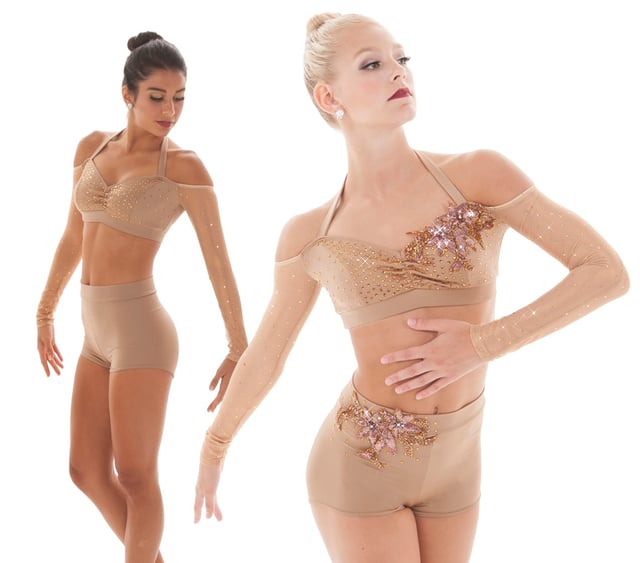 Appliques add the perfect finishing touch to upcycle your dance costume