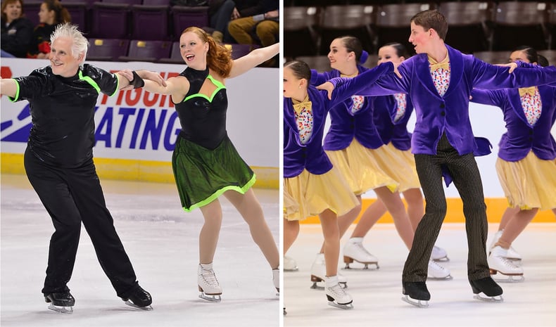 Men's trousers for synchronized skating