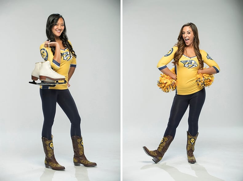 Nashville Predators Energy Team custom cheer uniforms