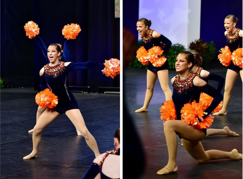 seton dance team custom dance costumes at UDA NDTC 