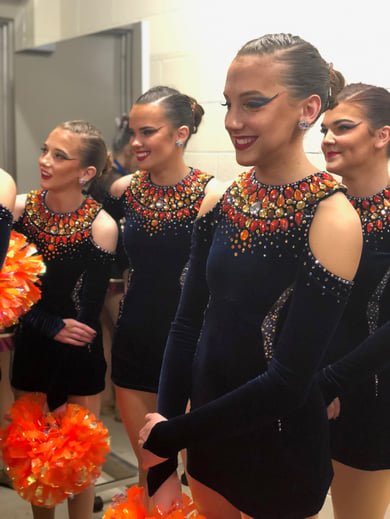 seton dance team custom dance costumes at UDA NDTC 