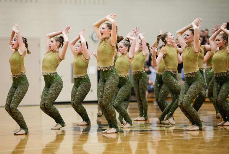 Animal print jazz dance costume by Spring Lake Park