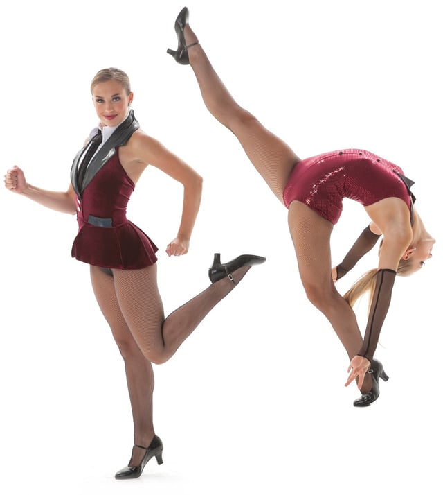 suite and tie theme dance costume